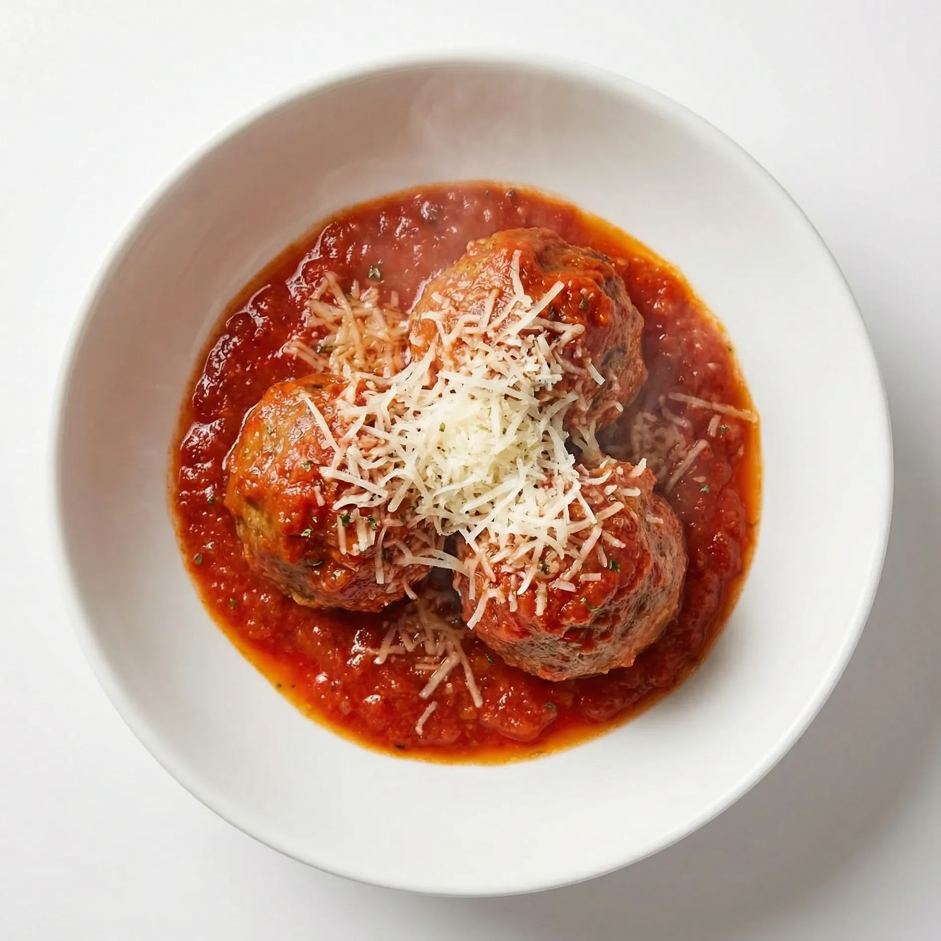 Veal Meatballs with Grana Padano at La Torino Trattoria in Calgary, Alberta